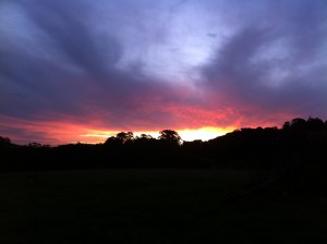 sunset at bangalow- amazing