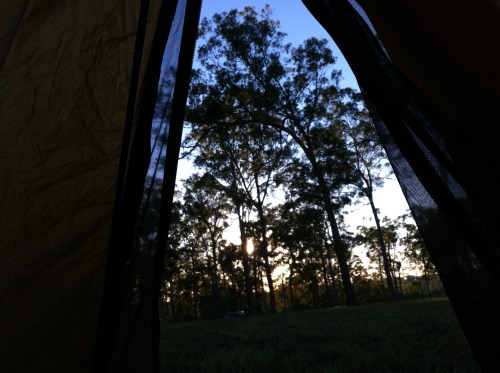 the view from the tent at avondale tavern