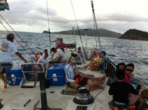 mothers day on the condor-mums, kids, dads, great laughs on the condor