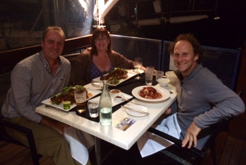 dinner with Nicole and john