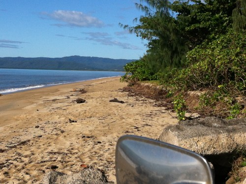 the rear vision mirror on cape trip