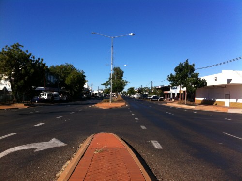 the main st of tenant crk at peak hour