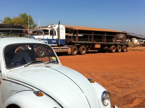 the semi that delivered the rocket from tenant crk