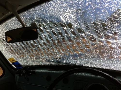 cracked - 221khs with no windscreen