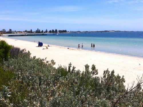 rocking ham beach - stunning busy town 